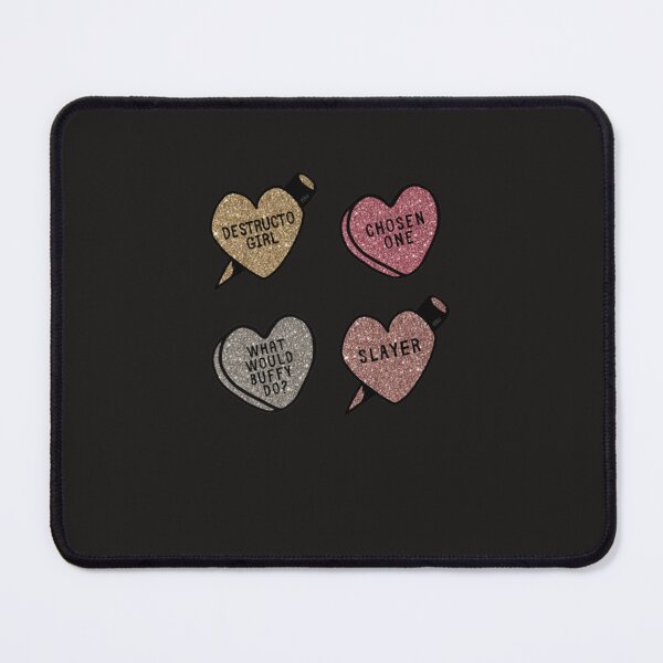 Item preview, Buffy Summers Glitter Hearts Buffy Stickers designed and sold by hohltcluni.