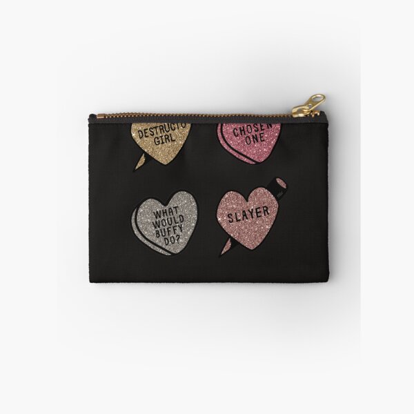 Item preview, Buffy Summers Glitter Hearts Buffy Stickers designed and sold by hohltcluni.