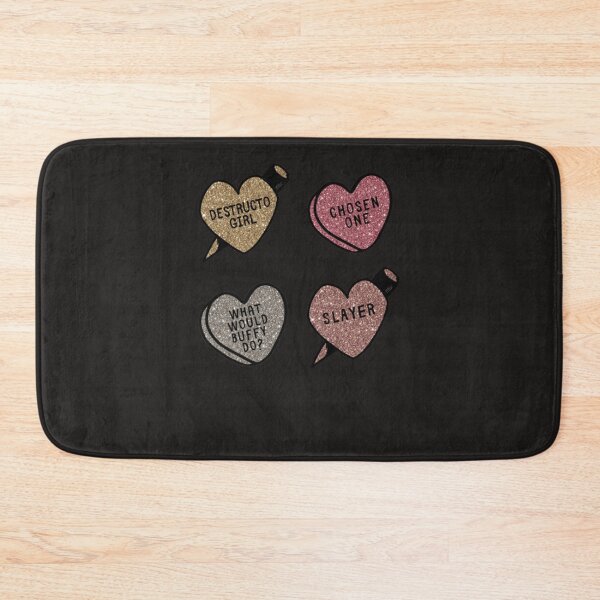Item preview, Buffy Summers Glitter Hearts Buffy Stickers designed and sold by hohltcluni.