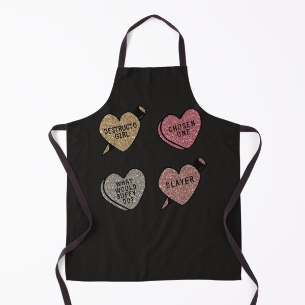 Item preview, Buffy Summers Glitter Hearts Buffy Stickers designed and sold by hohltcluni.