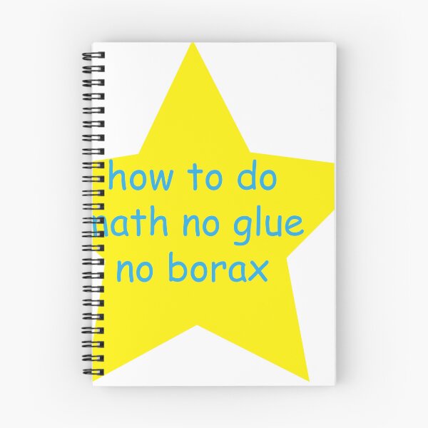 Item preview, how to do math no glue no borax designed and sold by GremlinGalArt.