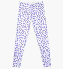 Small Random Dots Salmon blue Leggings