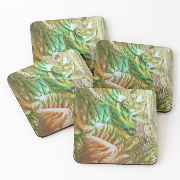Item preview, Golden Green Abstract designed and sold by Dallas Manicom.