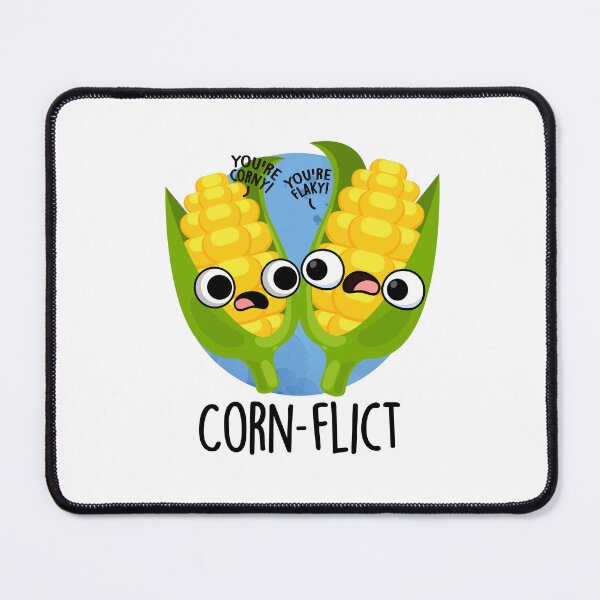 Item preview, Corn-flict Funny Corn Puns  designed and sold by punnybone.