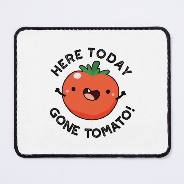 Item preview, Here Today Gone Tomato Funny Veggie Puns designed and sold by punnybone.