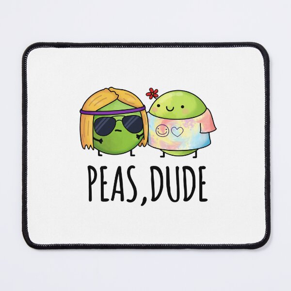 Item preview, Peas Dude Funny Veggie Pea Puns designed and sold by punnybone.