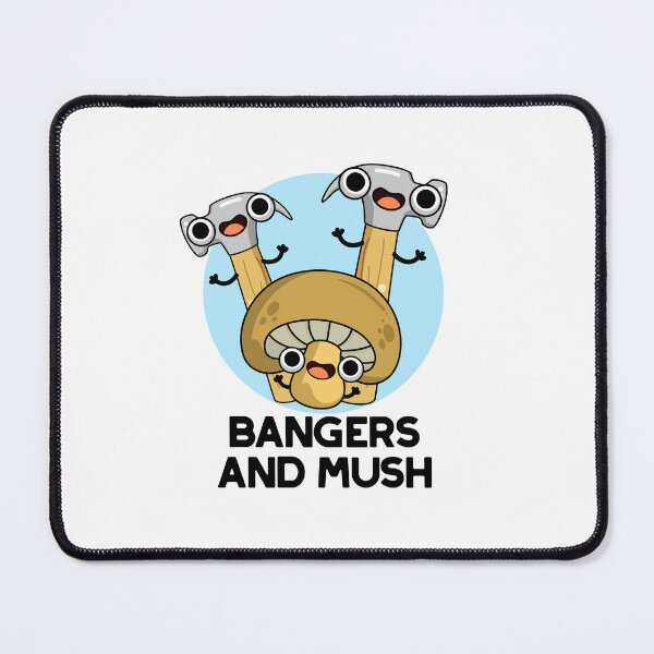 Item preview, Bangers And Mush Funny English Food Puns designed and sold by punnybone.