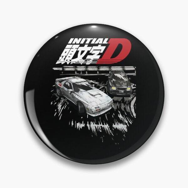 Item preview, Initial D - Mountain Drift Racing Tandem EVO iii vs FC rx-7 T-Shirt designed and sold by Olelanis723.