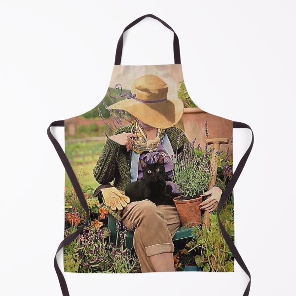 Item preview, Easily Distracted By Black Cat And Garden Gardener Canvas Prints Canvas, Poster Fine Art Vertical Poster designed and sold by barremiles942.