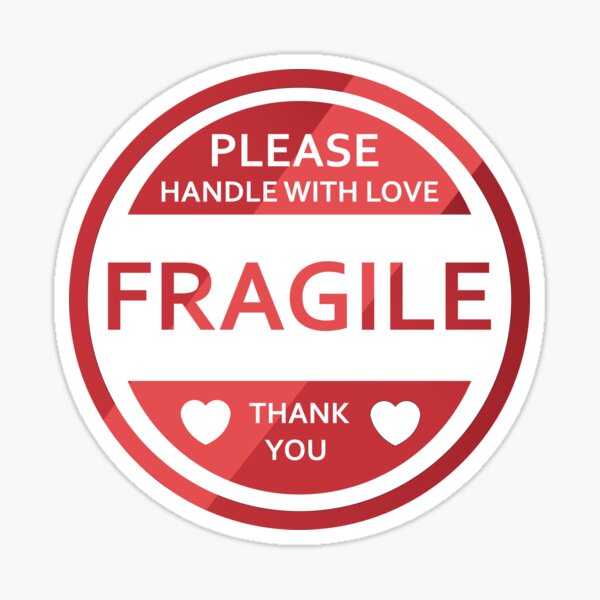 fragile-handle-with-love-sticker-by-samuzai-redbubble