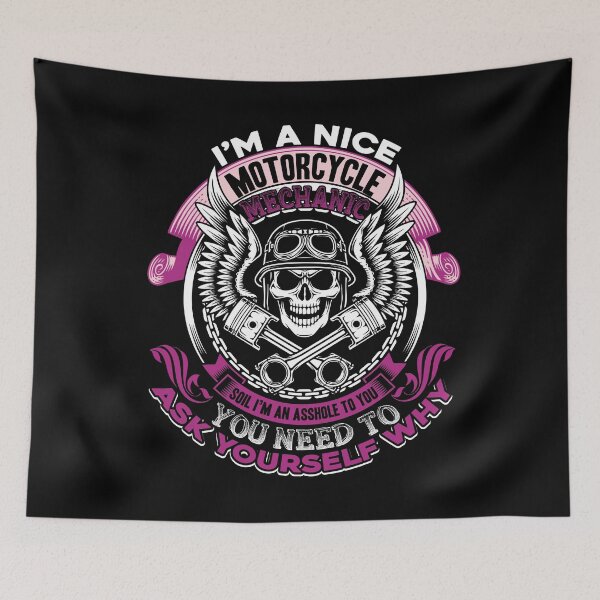 Item preview, I'm A Nice Motorcycle Mechanic designed and sold by UnknownArtistt.