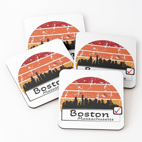 Item preview, Boston massachusetts united states of america vintage designed and sold by WhereIsTravis.