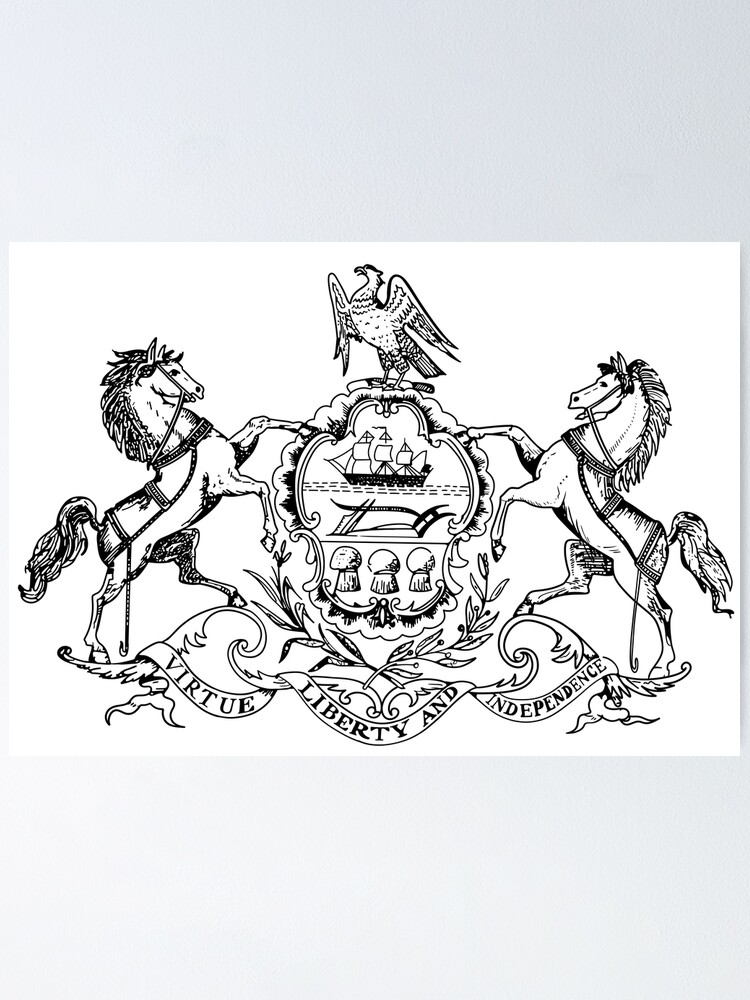 "Pennsylvania Commonwealth Seal" Poster for Sale by AlienPharaoh