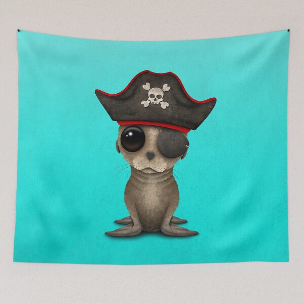 Item preview, Cute Baby Sea lion Pirate designed and sold by JeffBartels.