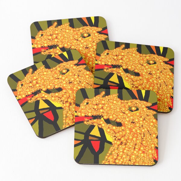 Item preview, Mosaic Pattern With Abstract Sea Dragon Head Artwork32 D1 Production designed and sold by SelfUpgrade.