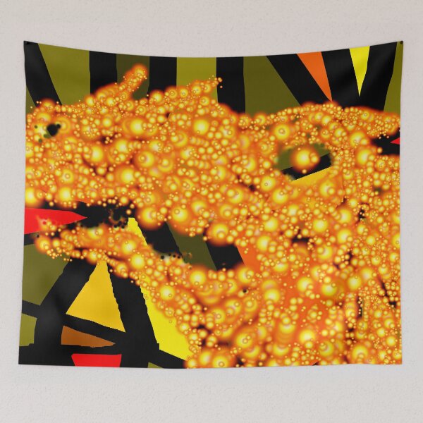 Item preview, Mosaic Pattern With Abstract Sea Dragon Head Artwork32 D1 Production designed and sold by SelfUpgrade.