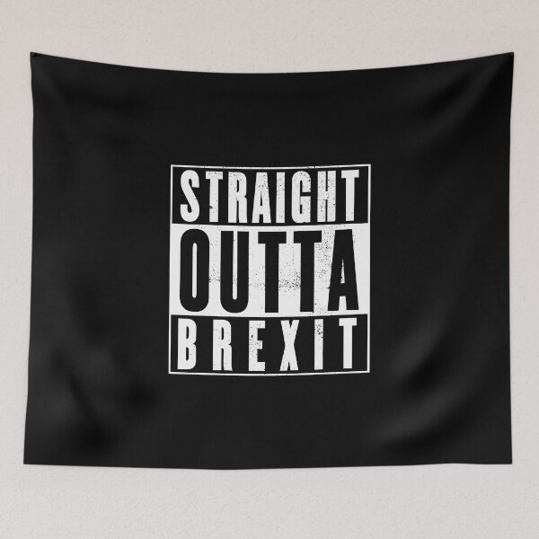 Item preview, Straight Outta Brexit (Worn Look) designed and sold by politicalamity.