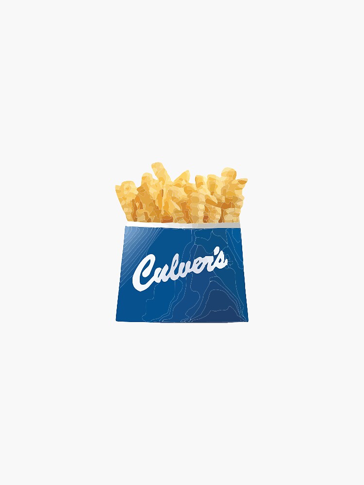 "Culver's French Fries" Sticker for Sale by SquigwamInc Redbubble