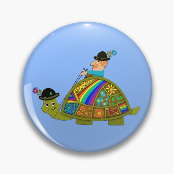 Item preview,  Man riding turtle designed and sold by FlippinTurtles.