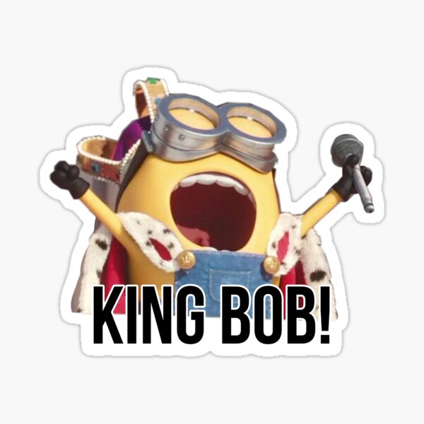 Bob the Minion  Sticker for Sale by WenyHutGenerals