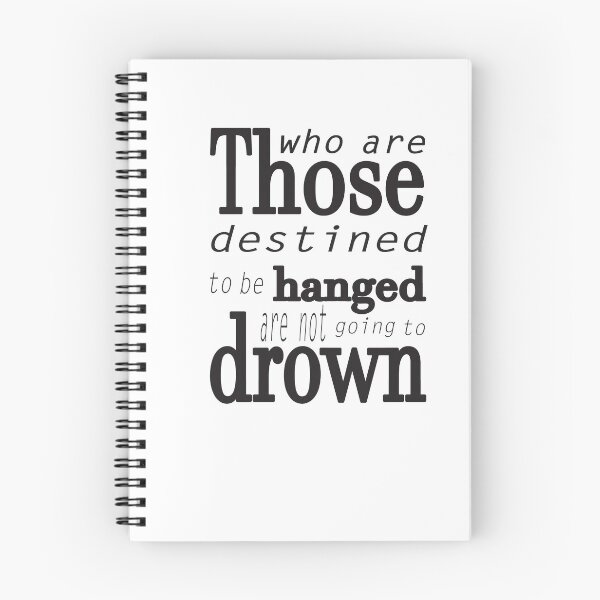 Item preview, Those who are destined to be hanged are not going to drown (black) designed and sold by saTanja _.