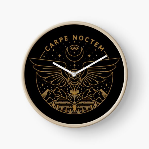 Carpe Noctem Clock