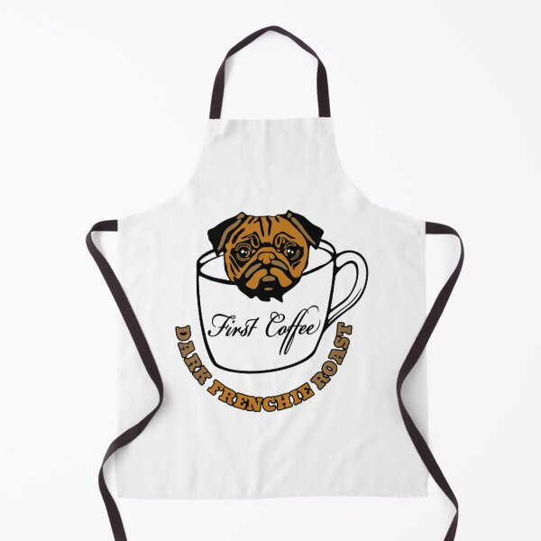 Artikelvorschau, Mops in Tasse_ Erster Kaffee_ entworfen und verkauft von SerzaClo.