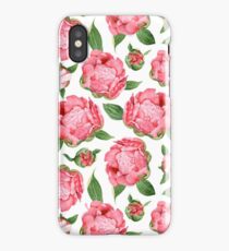 Watercolor Peonies iPhone Case