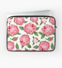 Aquarell Pfingstrosen Laptoptasche