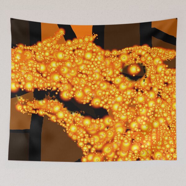 Item preview, Mosaic Pattern With Abstract Sea Dragon Head Artwork33 D1 Production designed and sold by SelfUpgrade.