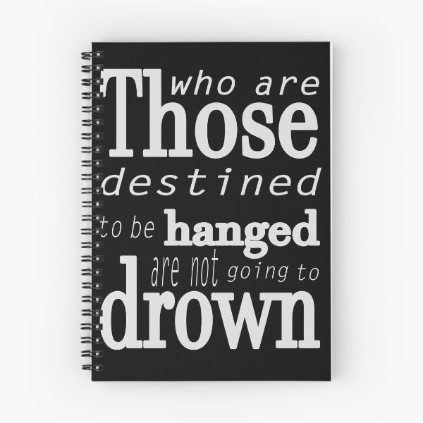 Item preview, Those who are destined to be hanged are not going to drown (white) designed and sold by saTanja _.