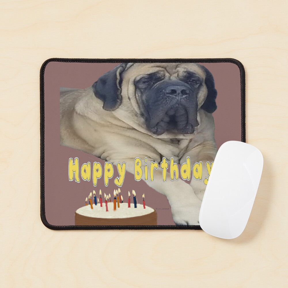 Happy birthday hot sale mastiff