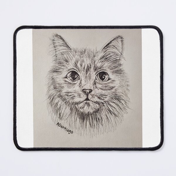 Item preview, Fluffy Cat designed and sold by SantiagoArt27.