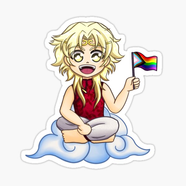 Prisoner Of The Golden Headband "Prisoner of the Golden Headband Pride" Sticker for Sale by Noxhiemis