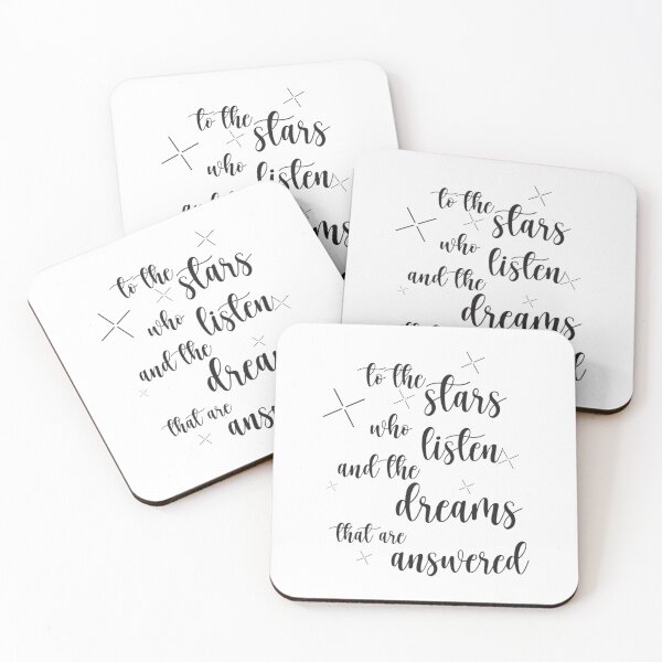 Item preview, To The Stars Who Listen And The Dreams That Are Answered social distancing for mom dad daughter son  designed and sold by BrianStepanek.