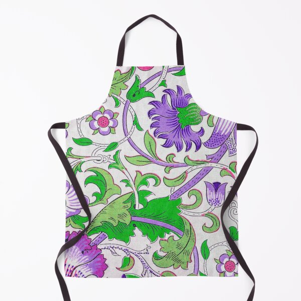Item preview,  Modern Exhibition William Morris Purple Green Floral Leaves Pattern  designed and sold by Tamas Das.