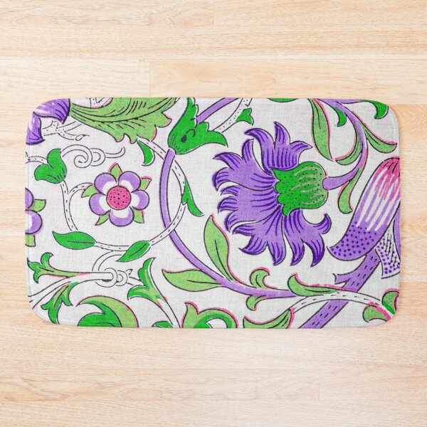 Item preview,  Modern Exhibition William Morris Purple Green Floral Leaves Pattern  designed and sold by Tamas Das.