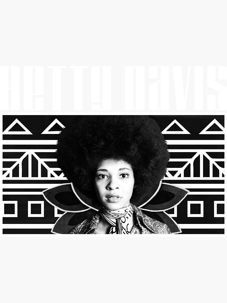 Betty Davis Funk Queen Sticker For Sale By Caseyhyatt Redbubble