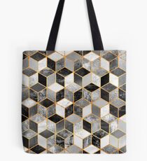 Black & White Cubes Tote Bag