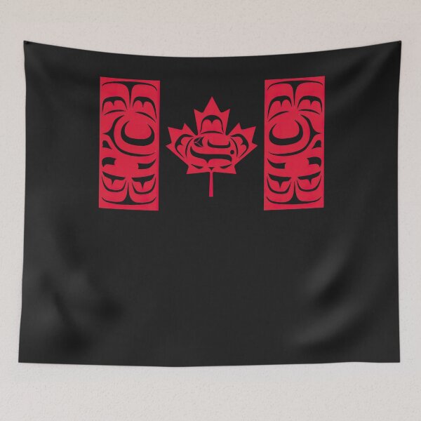 Item preview, Canadian native flag designed and sold by MaryCrespin.