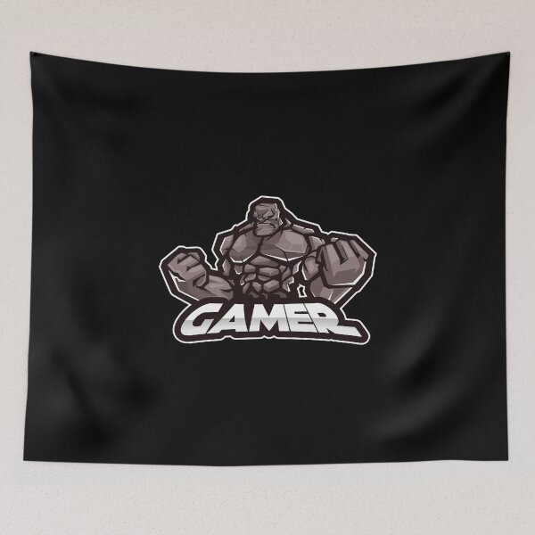 Item preview, Gamer with Giant Golem designed and sold by PRIVARSHU.