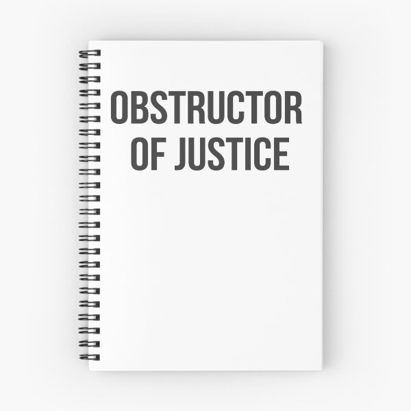 Item preview, Obstructor of Justice Politics Current Affairs designed and sold by DohDesigns.