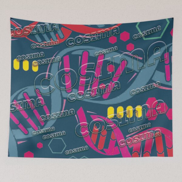 Item preview, Orphan Black, Cosima’s DNA laptop cover, officially licensed fan art designed and sold by Mauswohn.