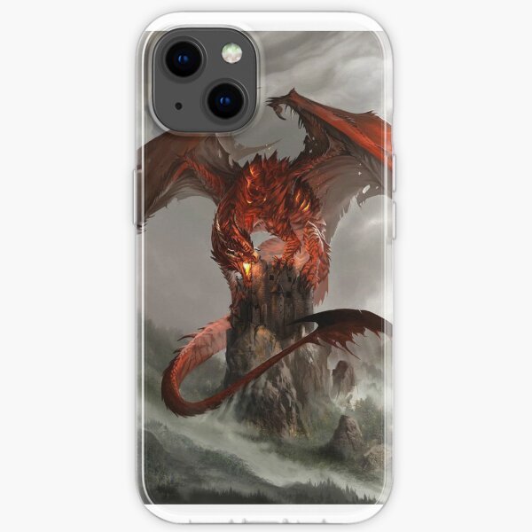 Red Dragon Fantasy iPhone Soft Case