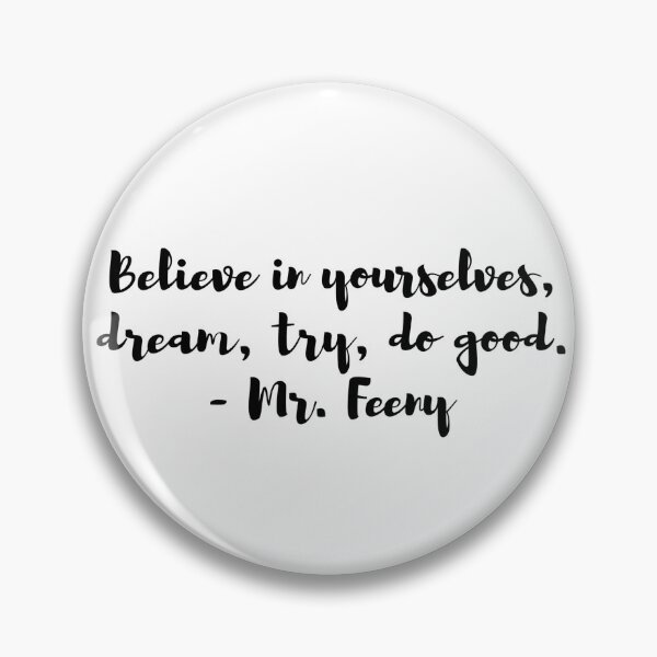 Item preview, Mr. Feeny Do Good Quote designed and sold by sophaesthetic.