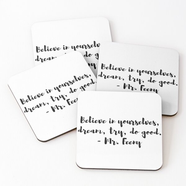Item preview, Mr. Feeny Do Good Quote designed and sold by sophaesthetic.