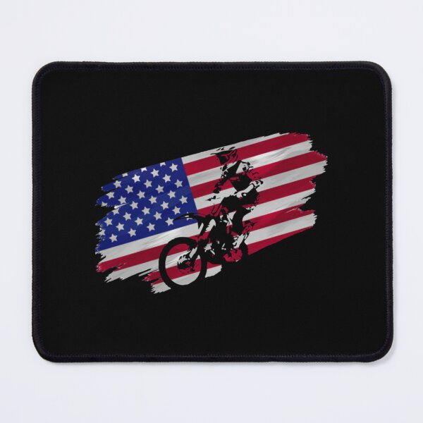 Item preview, Dirt Bike American Flag Motocross designed and sold by StartledCatDe.