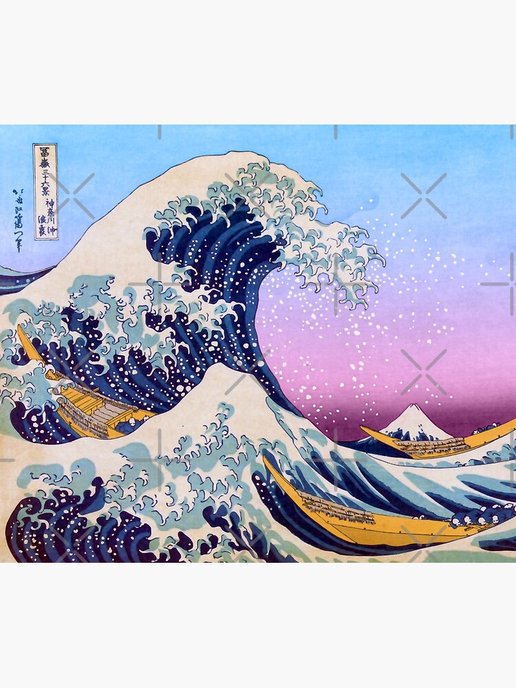 The Great Wave off Kanagawa - by Hokusai by vertigocreative