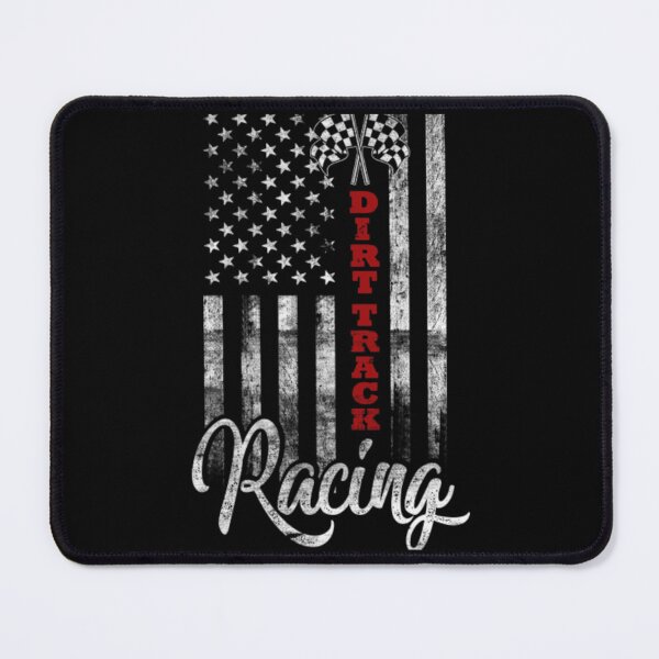 Item preview, Dirt Track Racing American Flag designed and sold by StartledCatDe.