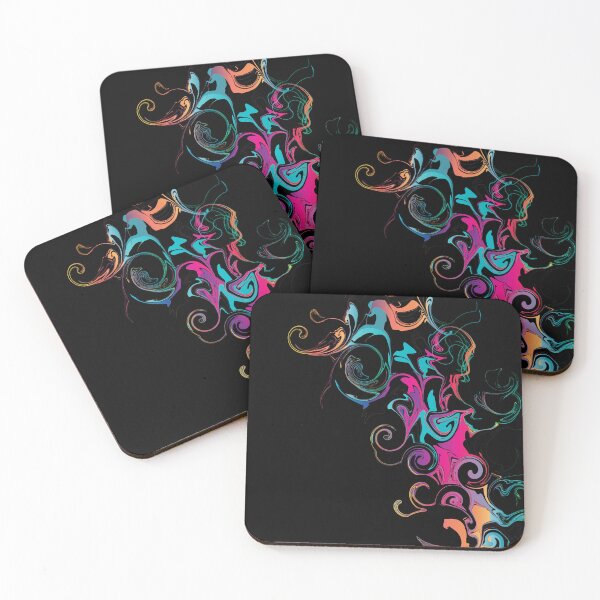 Item preview, Fluid Art, Pouring art design, Multicolored Rainbow Abstract, liquid art designed and sold by Thilaniz.